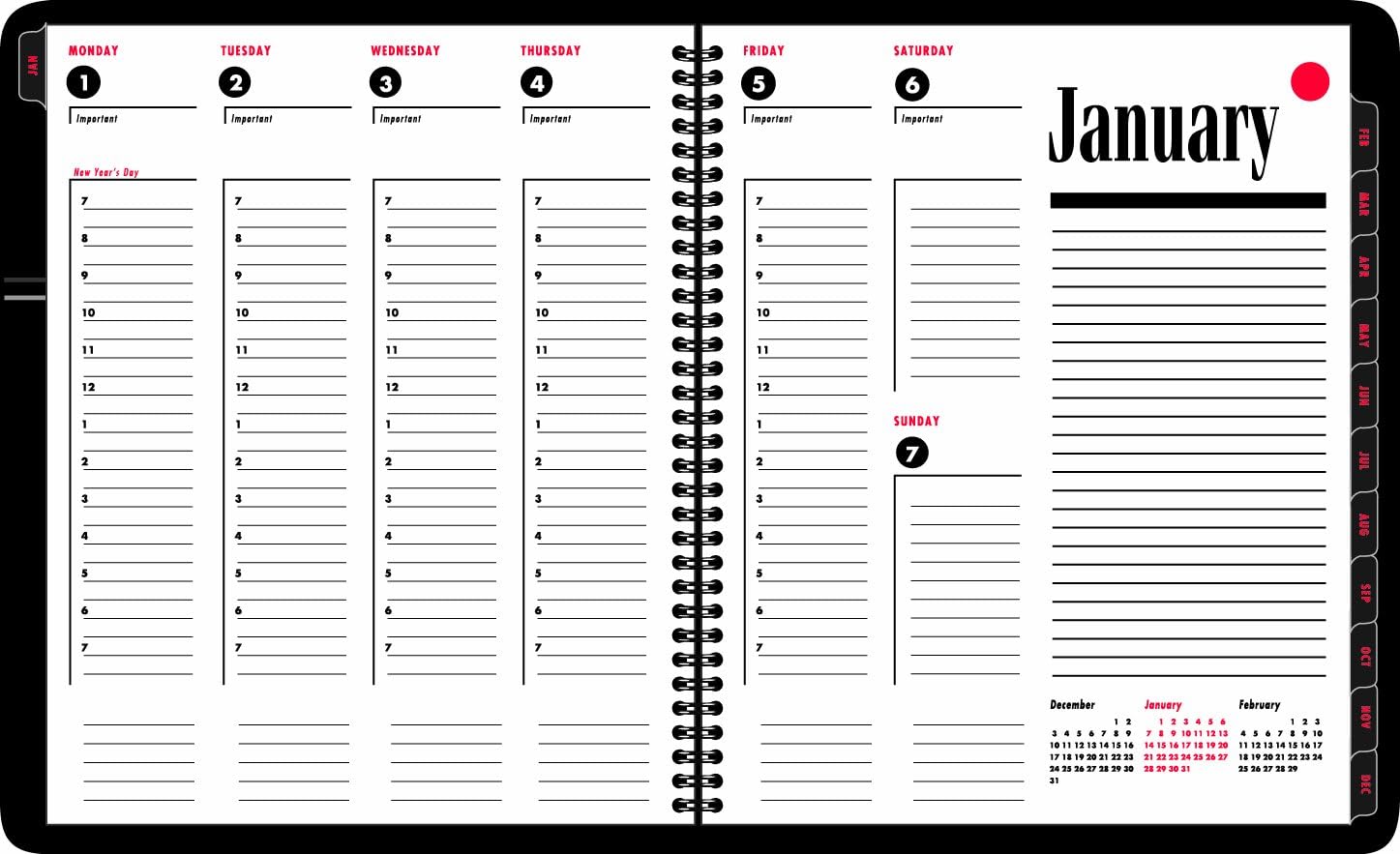 AT-A-GLANCE 2014 800 Range Weekly and Monthly Appointment Book, 9 x 11 x .50 Inches (70-864-05)