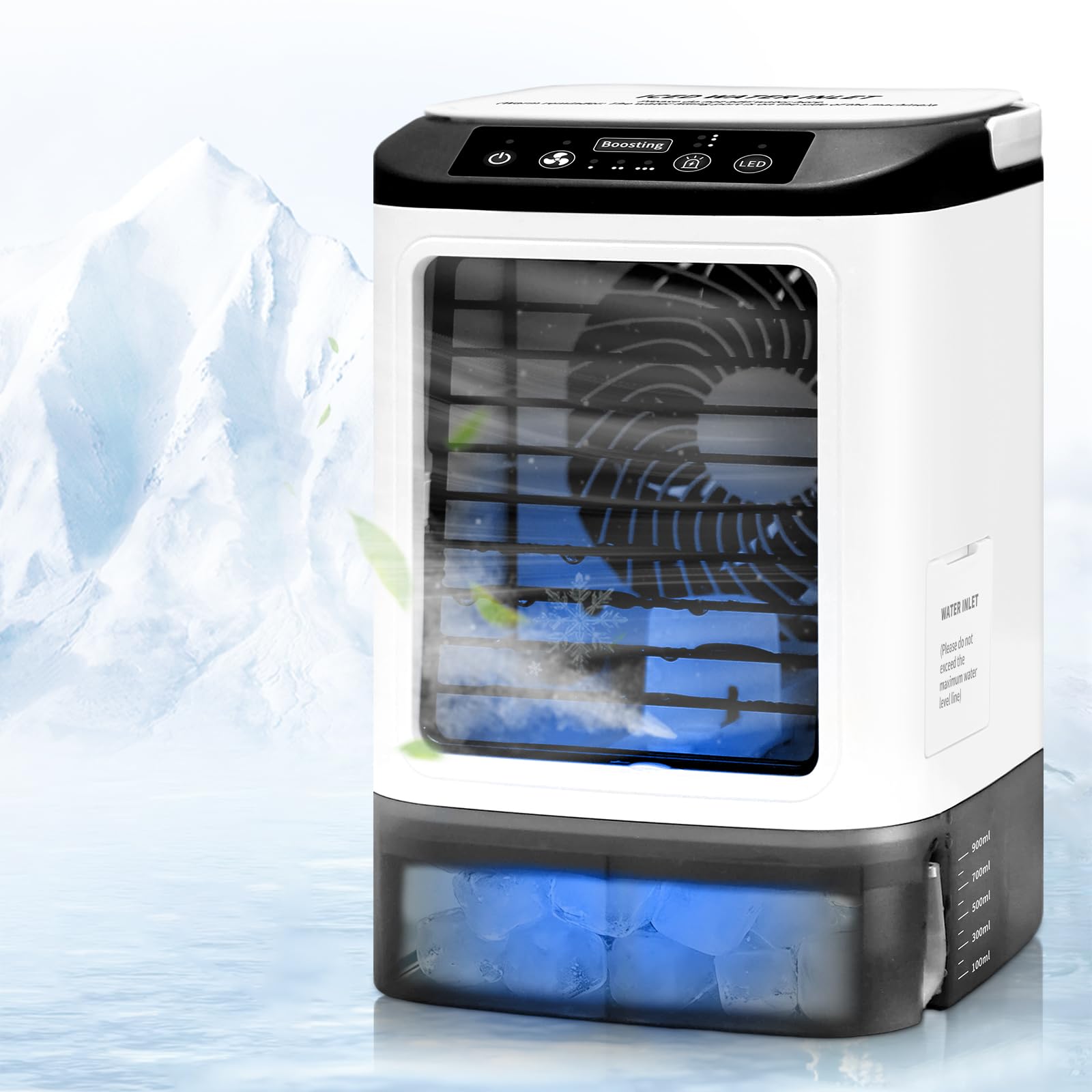 Mini Air Conditioner,2026 New Portable Air Conditioner Fan,Personal Air Cooler,Mini Air Conditioner-2026060120001