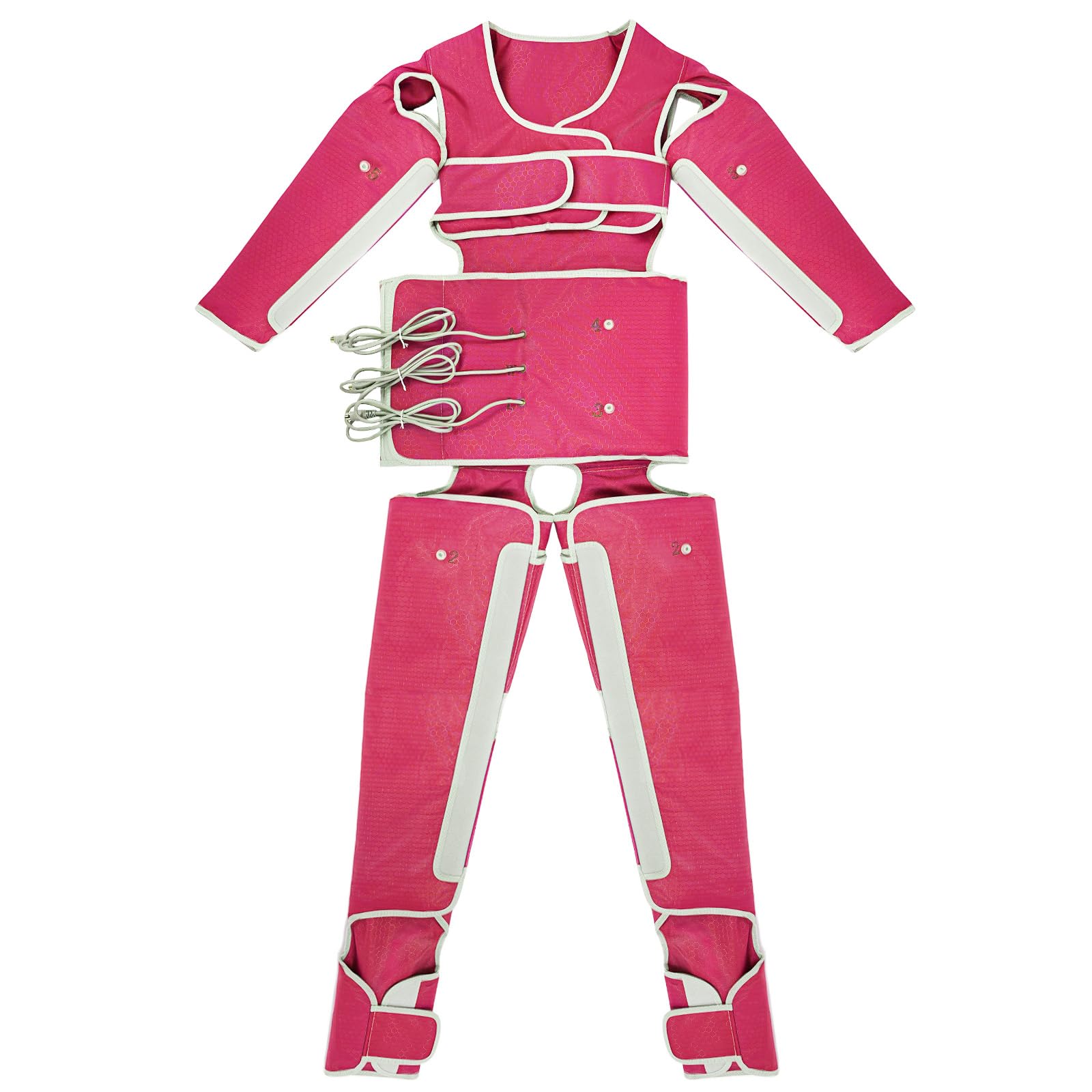 Infrared Massage Suit, Full Pressotherapy, Personal Spa Clothing, 400W High Performance, Massage Legs Arm Back Feet, Home Office Salon, Overheating Protection