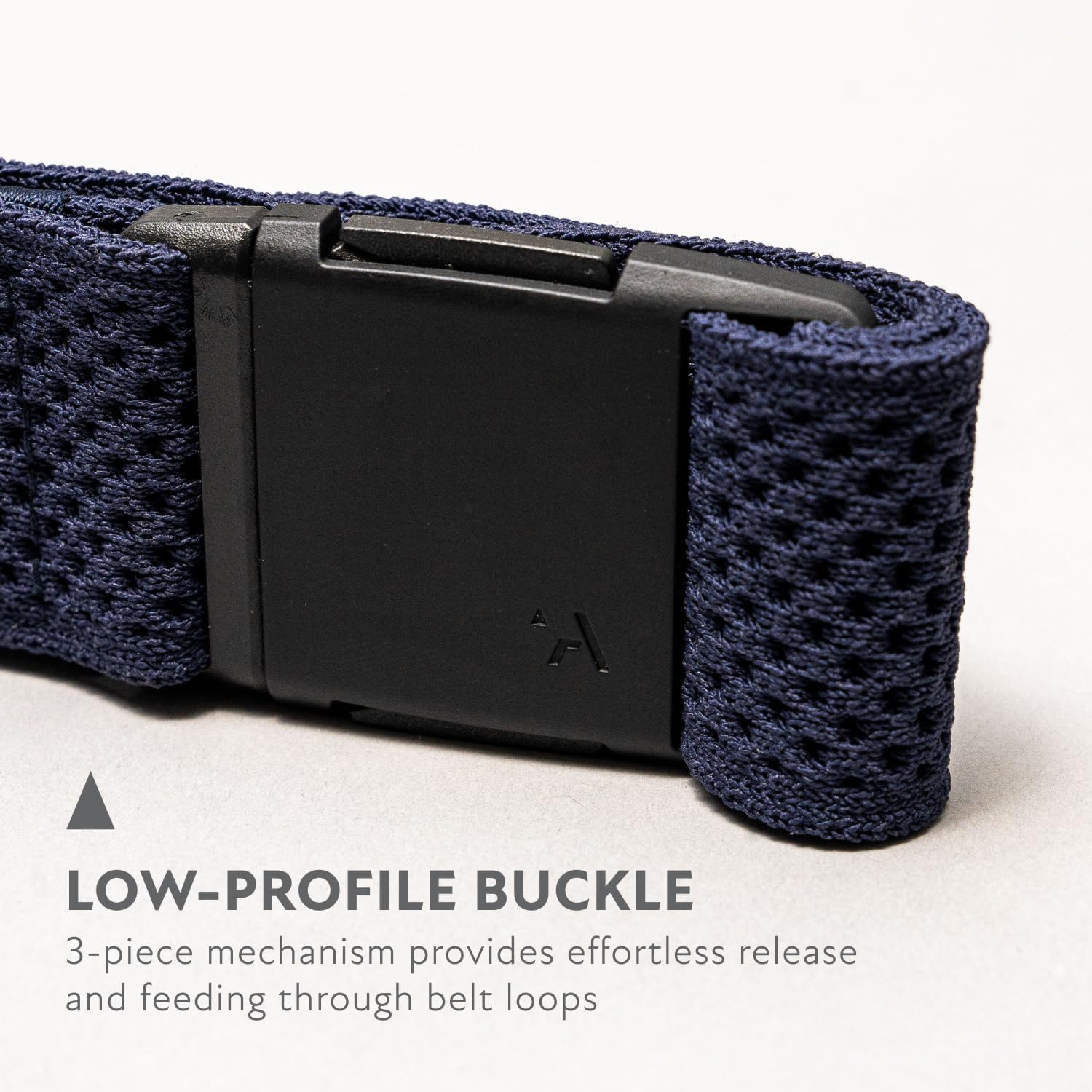 Arcade Belts Momentum Belt - Elastic Stretch Belt with Low-Profile Buckle, Travel-Friendly, Adjustable Fit