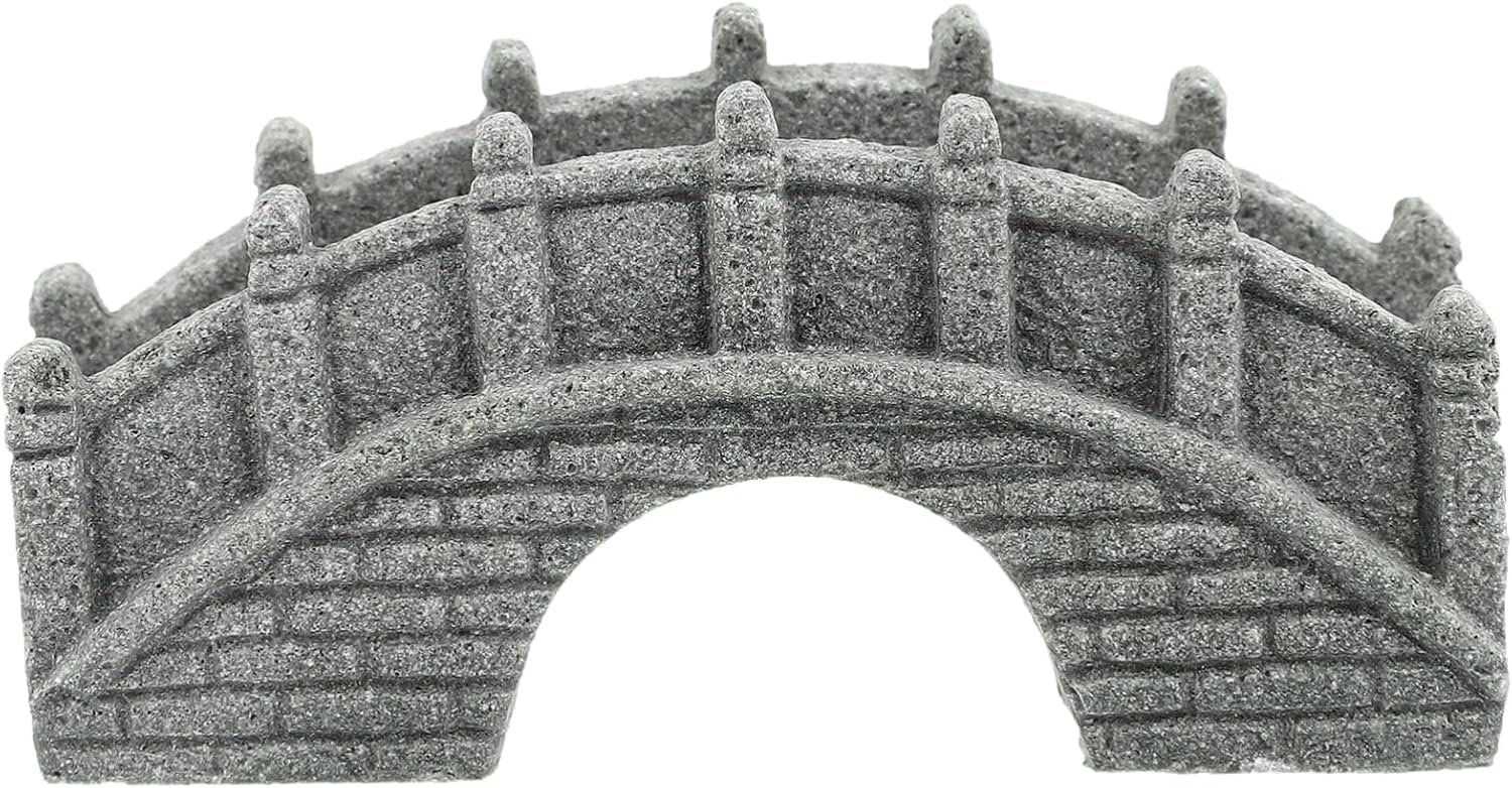 Realistic Simulation Stone Bridge for Bonsai Sandstone Craft Ornament for Office Balcony Patio