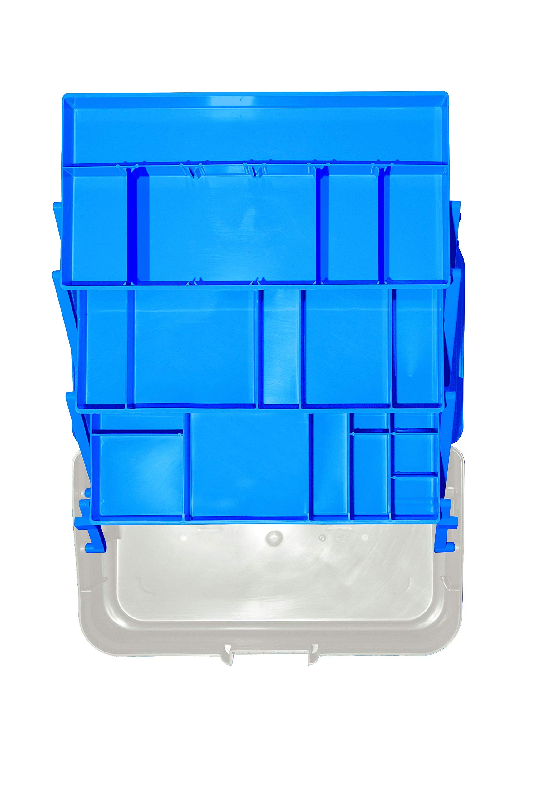 149585 - Maletín de Pesca Unisex para Adultos, Blanco/Azul, 37 x 222 x 197 mm