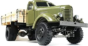 Châssis RC Camion Kingkong 1/12 ZIS150/CA10 - 4x2 Propulsion - Kit En Métal Blanc - Pour Modèle électrique
