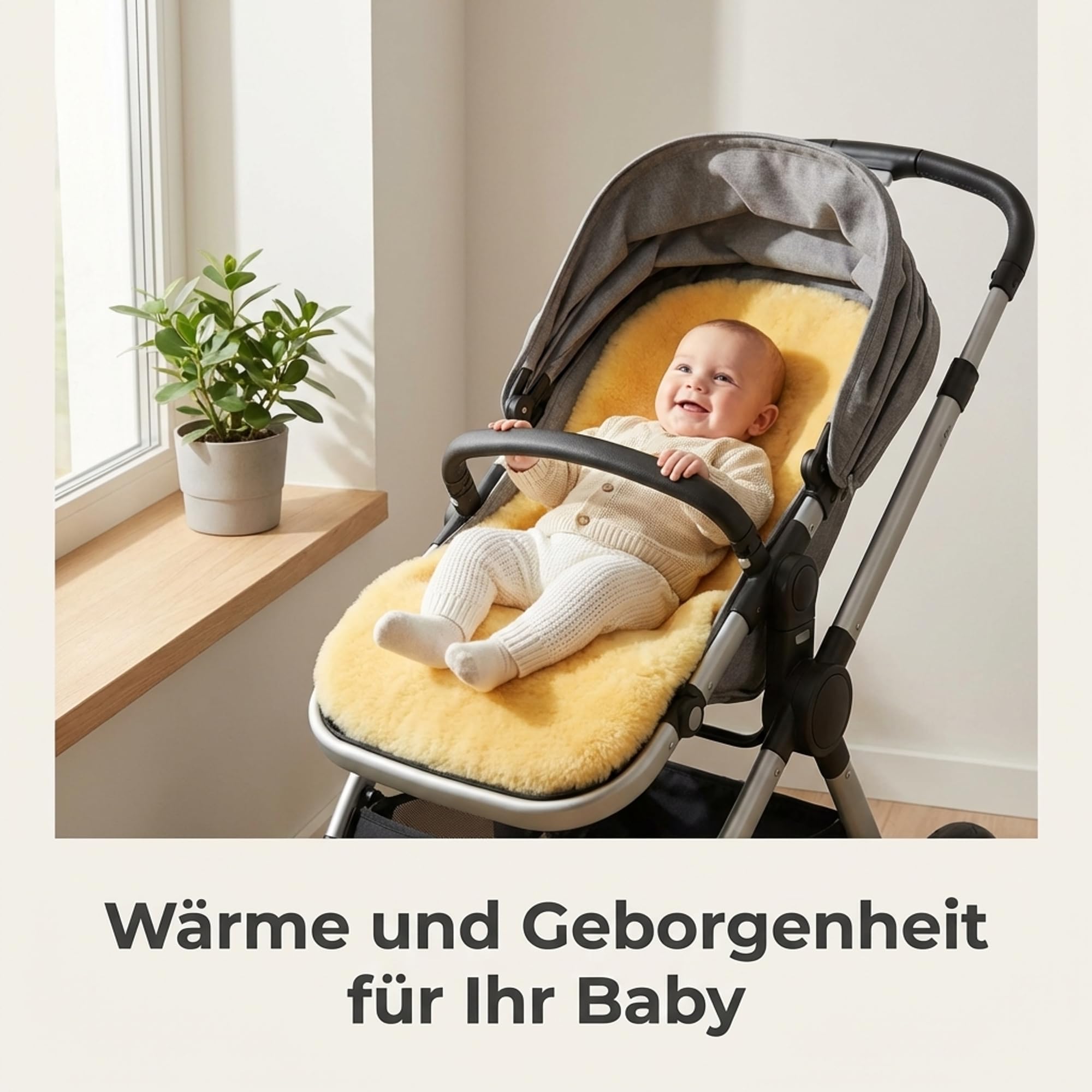 Leibersperger Lammfell Baby Einlage Kinderwagen  Wrmt & khlt zugleich   100% Merinowolle, 75 x 35 cm, Patchwork : Amazon.de: Baby