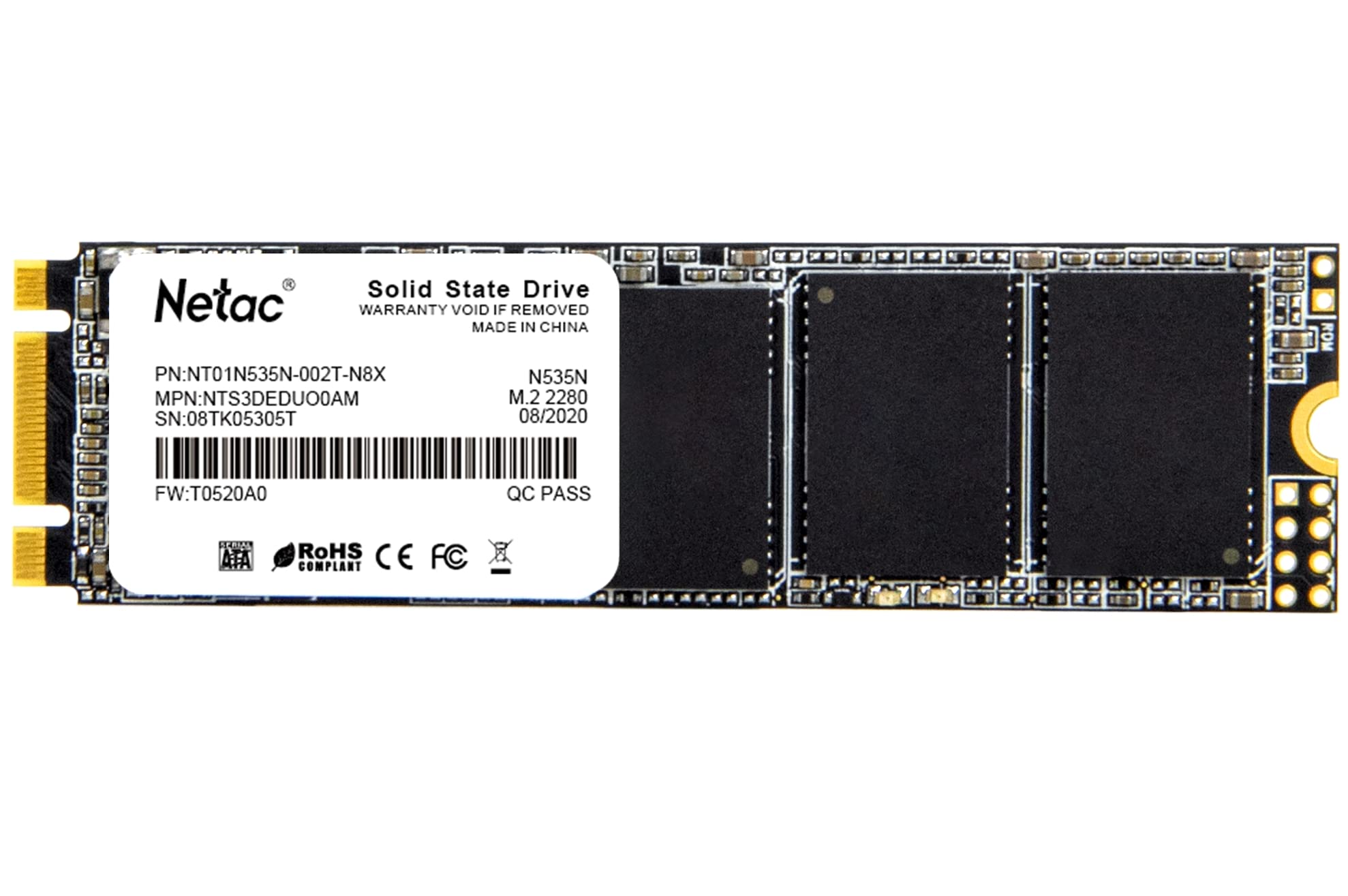 Netac SSD M.2 2280 SATAIII N535N 2TB