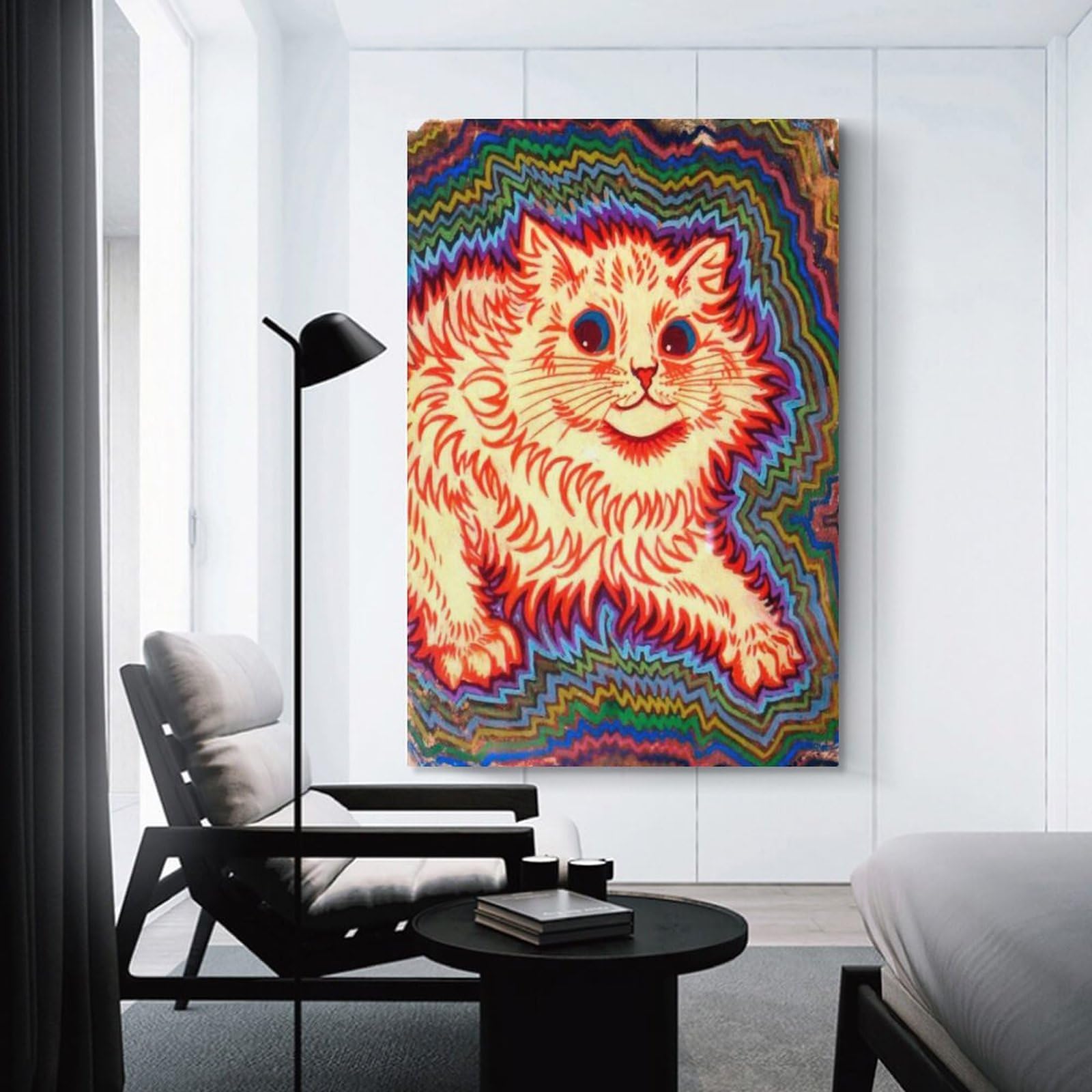 ルイス・ウェイン プリント クリスマスタイム イン キャットランド 猫