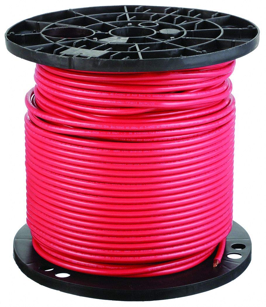 Southwire 500 ft. 8/1 THHN Stranded Wire Red