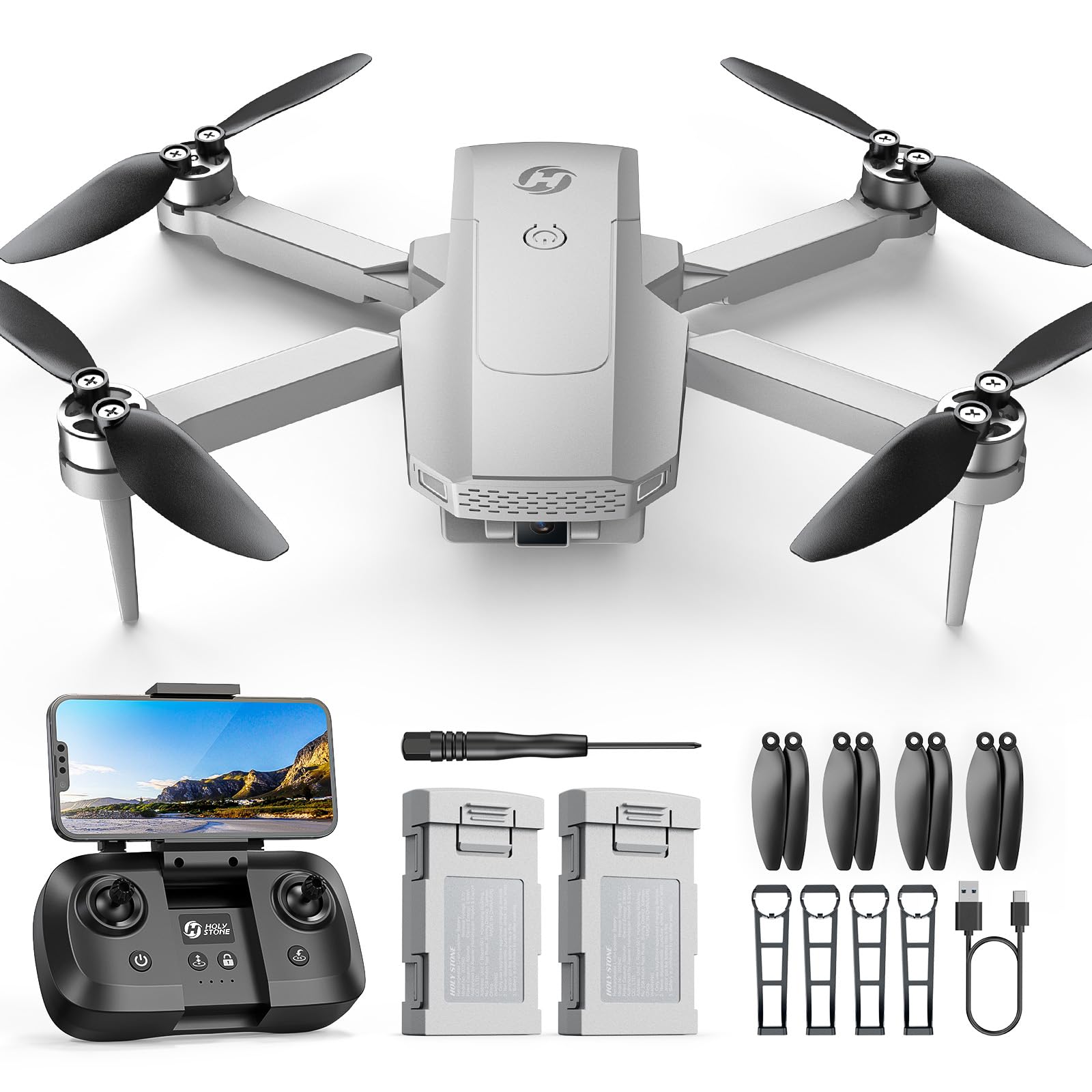 Amazon.co.jp: Holy Stone ドローン 100g未満 カメラ付き 小型