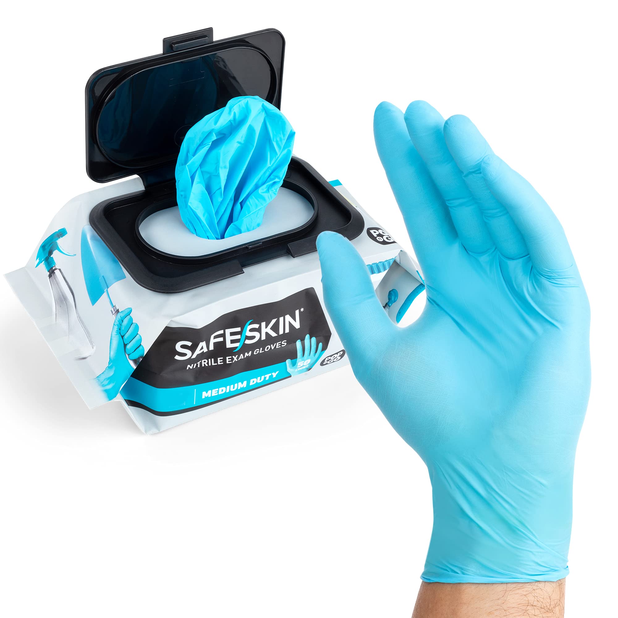 Buy SAFESKIN* Disposable Nitrile Gloves in POPNGO* Pack (50 or 200