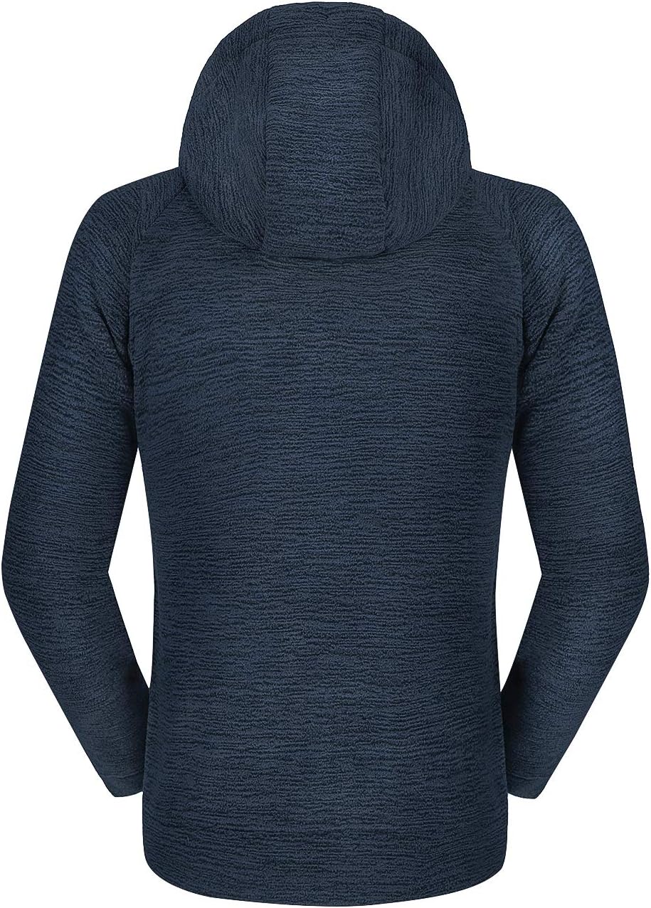 CAMEL Men Fleece Hoodie Jacket Sherpa Lined Full Zip Up Sweatshirt Winter Coat Casual Sport Outwear