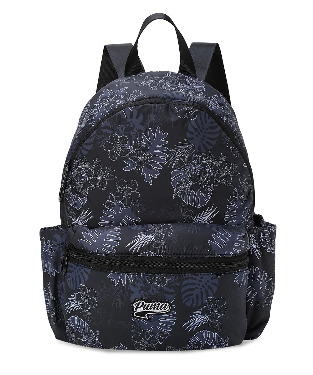 puma Womens Tropical AOP 3 Compartment Backpack, Black-AOP (9072401)-picture-33