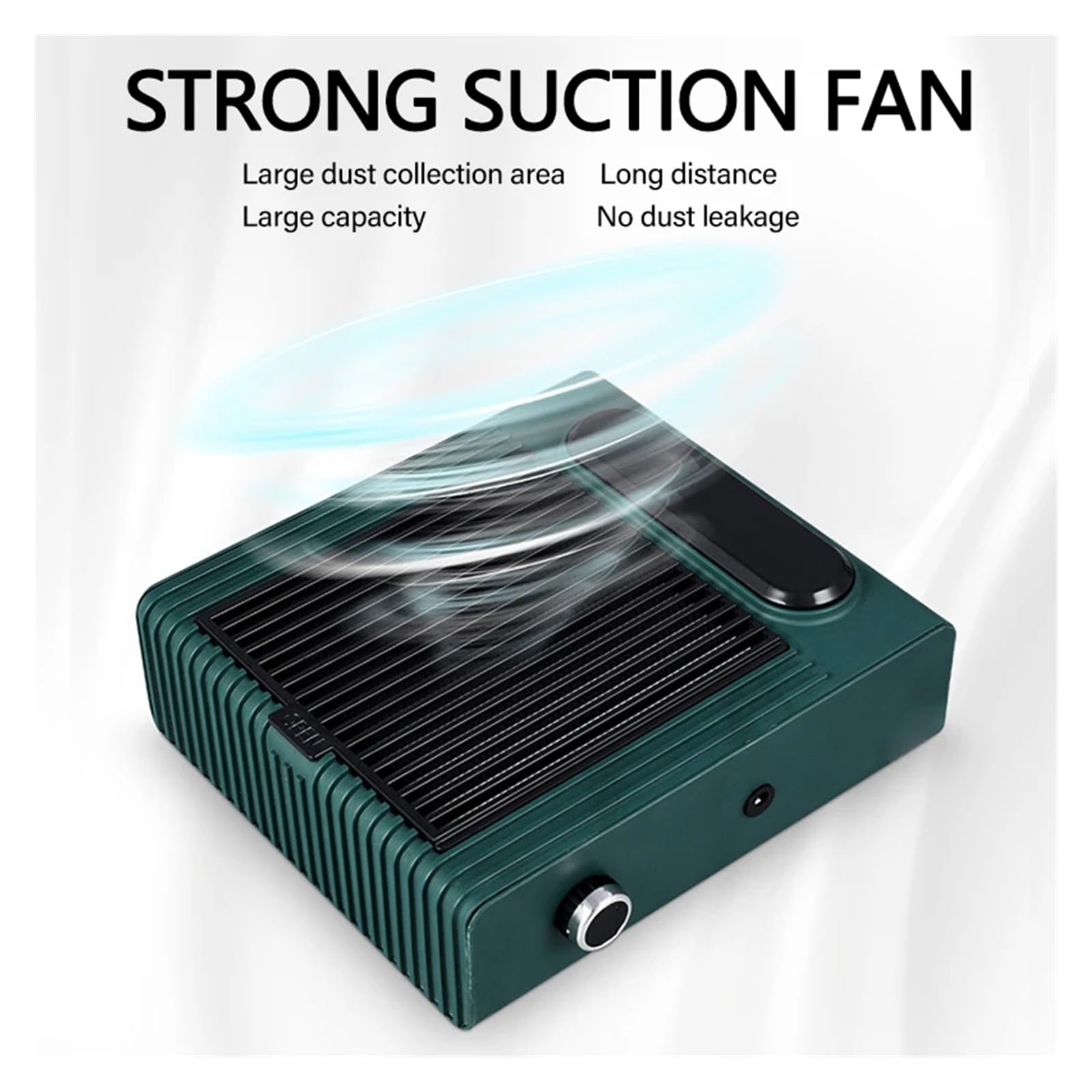 180W Aspirador profesional de polvo uñas con ventilador fácil usar