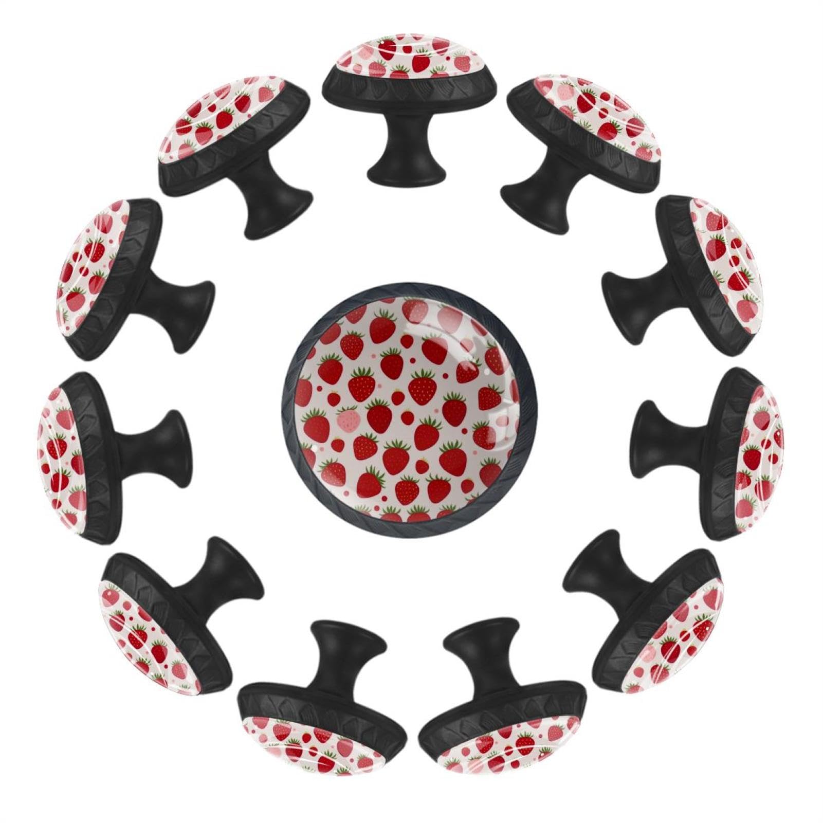 Boutons de tiroir en verre pour cuisine moderne et buffet de salle de bain