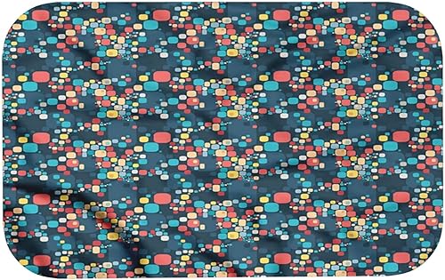 Miniatura 7 de JUNTAIY Rubber Non Slip Mat, Vintage Airplane Kitchen Door Mat, Old Airliner, 31.4" W x 19.6" L, Soft and Non Slip for Elderly and