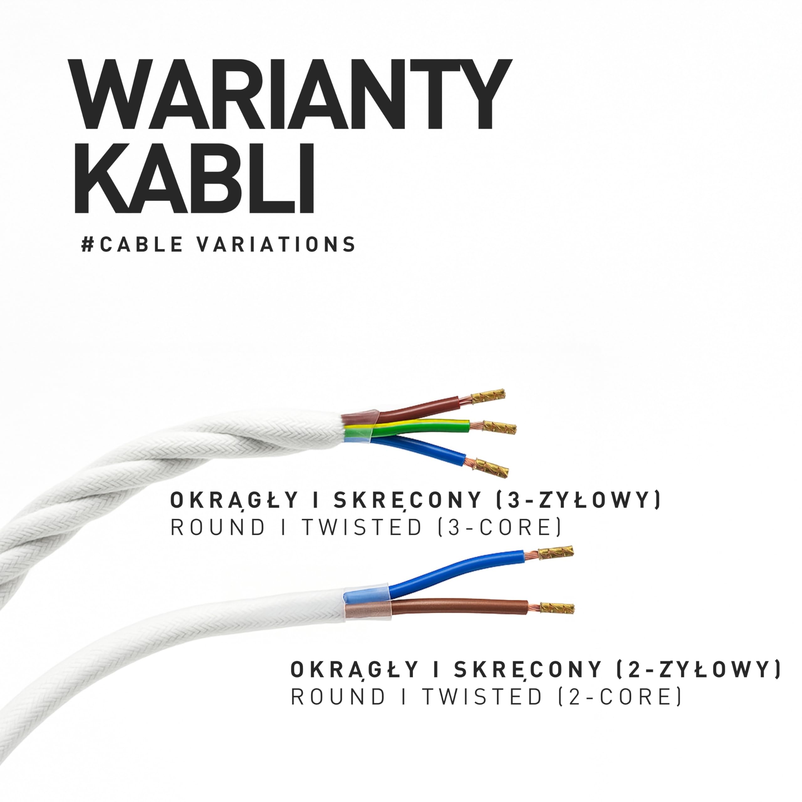 smartect Kabel Skręcony Tekstylny 2 Żyłowy (2x0,75mm²) Antracyt, 50 Metrów | Vintage Kabel w Oplocie Elektryczny, Elektryczny Kabel w Oplocie Tekstylnym do Własnych Projektów DIY