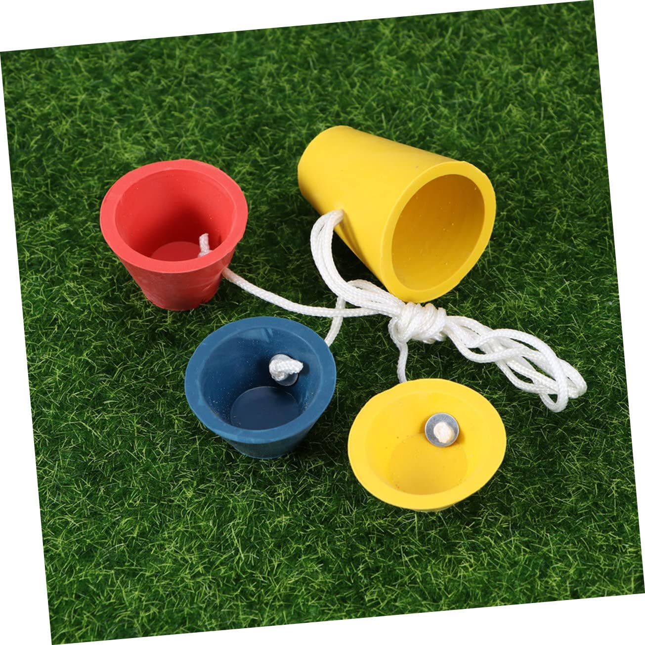 WOONEKY 48piezas Golf Tees De Caucho Soportes para De Golf Bases Duraderas y Decorativas para Entrenamiento Al Aire Incluye