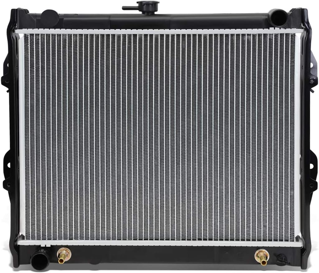 DNA Motoring DPI 945 1-Row Aluminum Core Radiator Compatible with 84-95 4Runner/Pickup,CU945 1640008020 1640035090 1640035100 1640035110, OEM-RA-0945