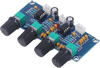 Preamplifier Board, Preamp Module Easy Installation Good Match DC 12V-24V Standard Design for Digital Amplifier