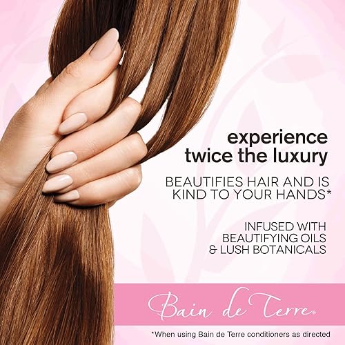 Miniatura 6 de Bain de Terre Champúacondicionador hidratante  Jazmín  Hidrata e hidrata el cabello seco, dañado y fino  Aceites de argán y monoi  Sin parabenos