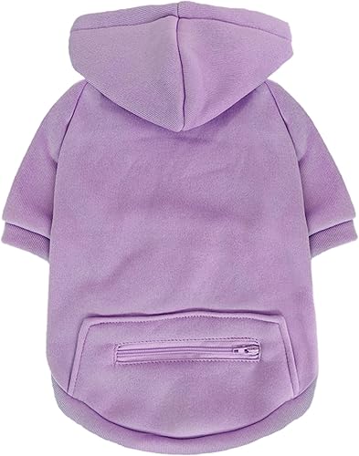 Miniatura 29 de Jecikelon - Sudadera con capucha y bolsillos, cálida para invierno, para perros pequeños, ropa de abrigo para chihuahuas, disfraz para cachorros