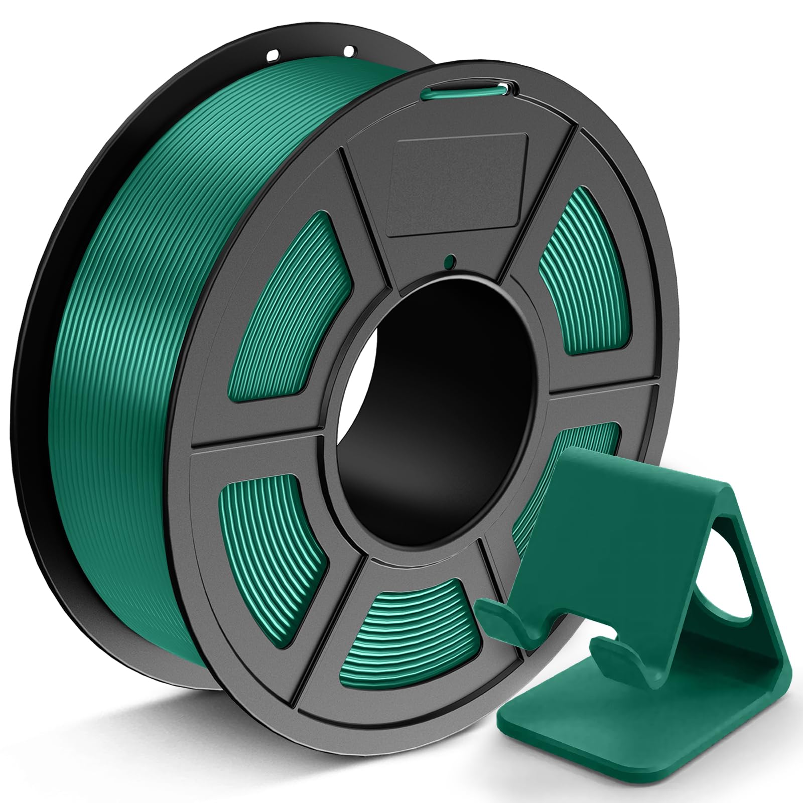 JAYO PLA Filament 1.75 mm, 3D Drucker Filament 1.1KG, Maßgenauigkeit +/- 0.02mm, Neatly Wound Filament, 1.1 KG Spule (2,4 lbs), 363 Meters, Grasgrün 1100G