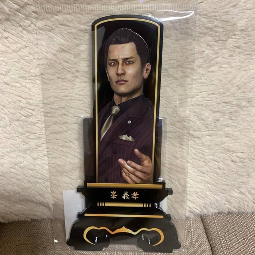 龍が如く 散った男たち展 位牌アクリルスタンド 峯義孝 龍が如く』“散った男たち展”のグッズ事後通販が開始。位牌風アクスタ