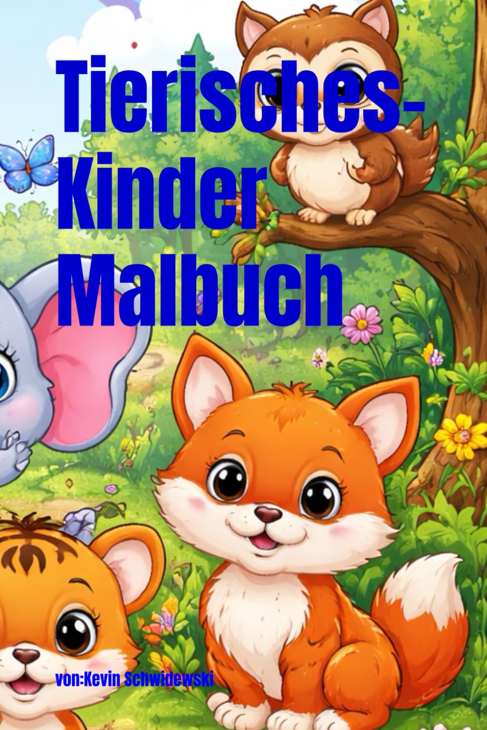 Tierisches-Kinder Malbuch