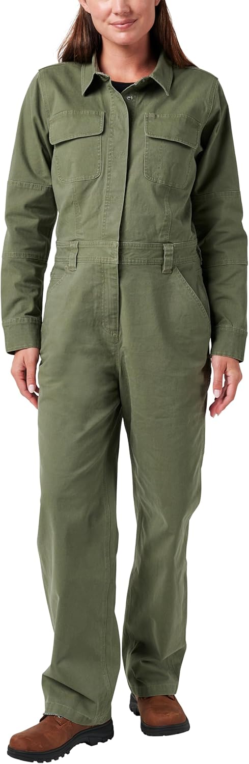 Lucky Brand Womens Women's Canvas Work Coveralls