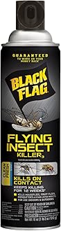 Black Flag Flying Insect Killer 18 Ounces, Aerosol Bug Spray, 12 Pack