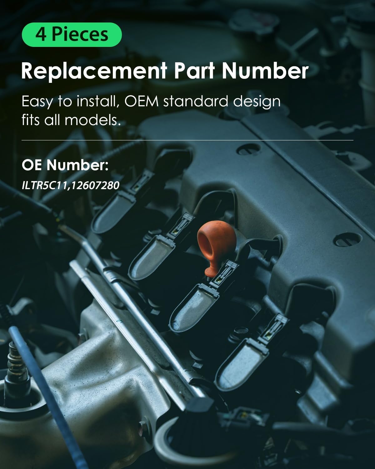 SCITOO Spark Plugs 5581 Platinum Iridium for Chevrolet Malibu Cobalt Classic Cavalier & for Oldsmobile Alero & for Pontiac Pursuit Sunfire & for Saturn Ion L100 L200 LS LW1 Vue ILTR5C11,12607280