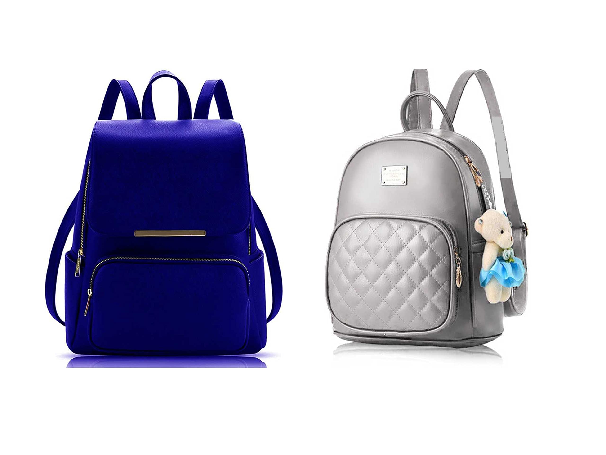 DN DEALS latest Backpack Combo for girls for office, tuition and college (set of 2) (Grey) (B0B6SVSS6Q) Amazon Price History, Amazon Price Tracker