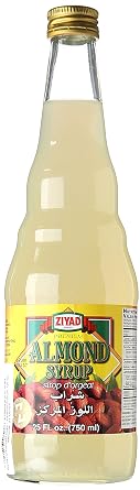Ziyad Premium Syrup, Almond, 27 Ounce