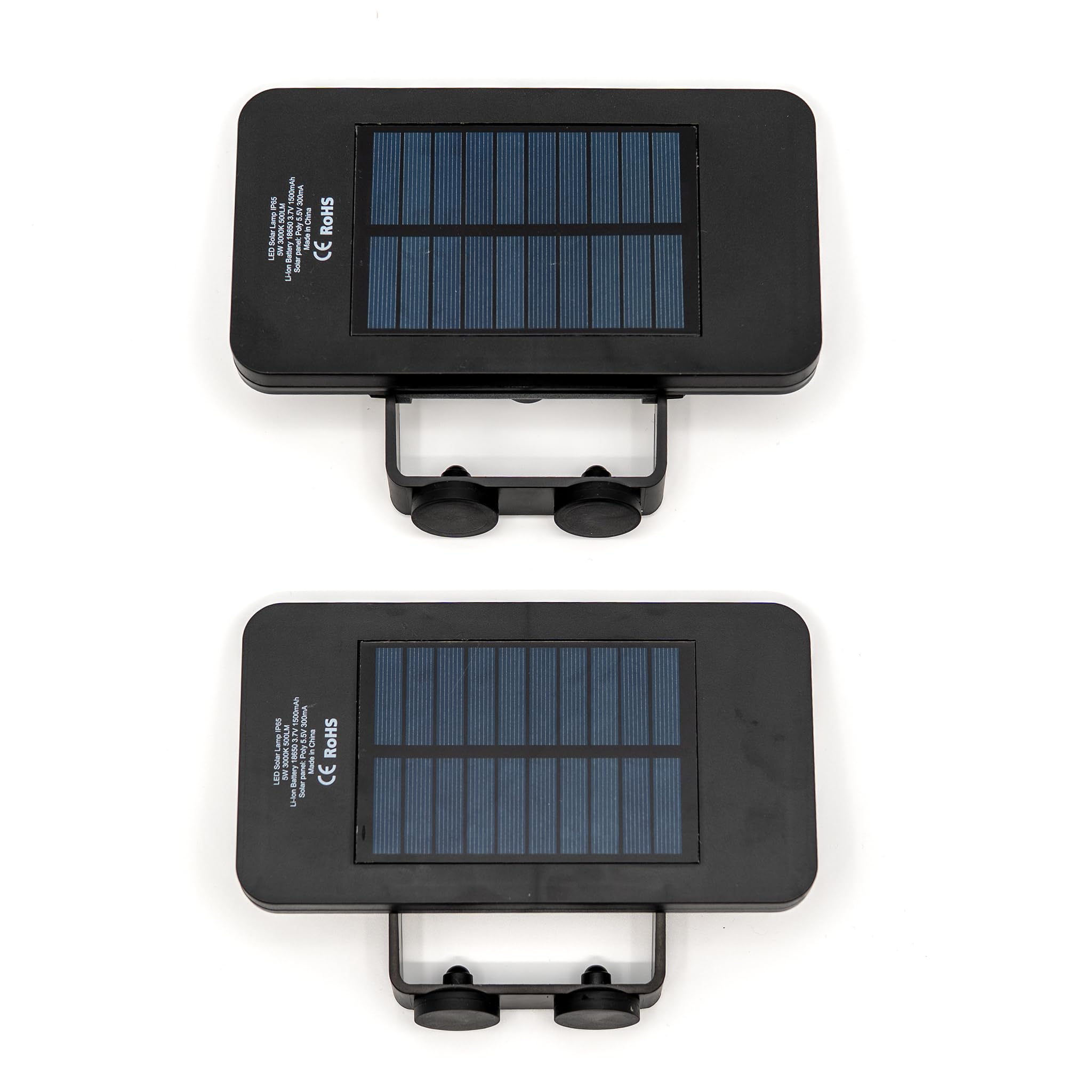 Campnetic LED Solar Lampe mit Magnethalterung und Bewegungsmelder 2er Set | Magnetisch, ohne bohren, Bewegungsmelder, kabellose Camping Beleuchtung, wetterfest, Aufbewahrungsbeutel