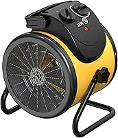 DuraHeat EUH1500 5,120 BTU Electric Forced Air Heater - Heats 250 Sq Ft Garages Workshops Basements