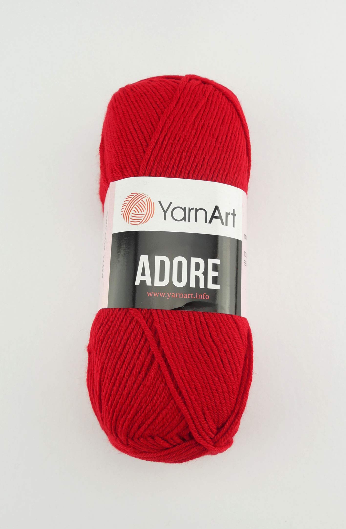 YarnArt Adore Uni - 5 Gomitoli Di Lana Turca Antipelucchi, 100% Poliacrilico, Colore Blu Marino 350, 280m/100g