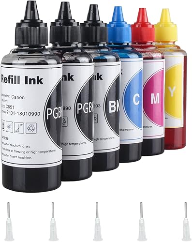 Kit de botellas de tinta de recarga de impresora para cartuchos PGI-250 CLI-251XL PGI 270XL CLI-271 o CISS, para PIXMA MX922, MG5720, TS6020,