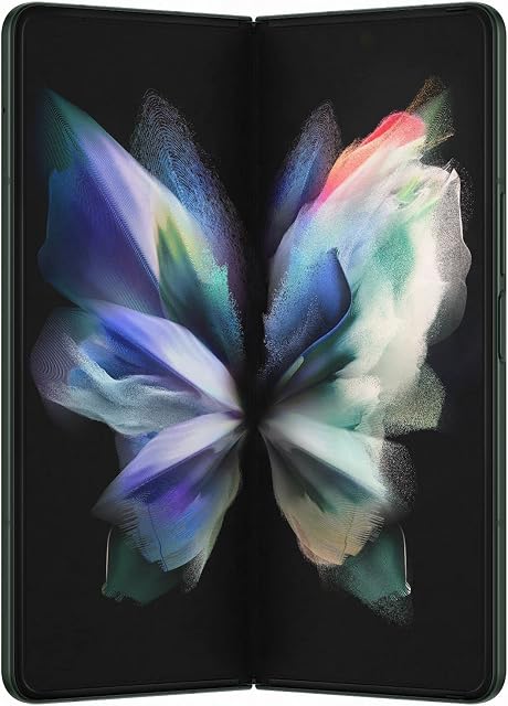 Samsung Galaxy Z Fold 3 | SM-F926N 256GB | Factory Unlocked - Korean International Version (Phantom Green) (Renewed)