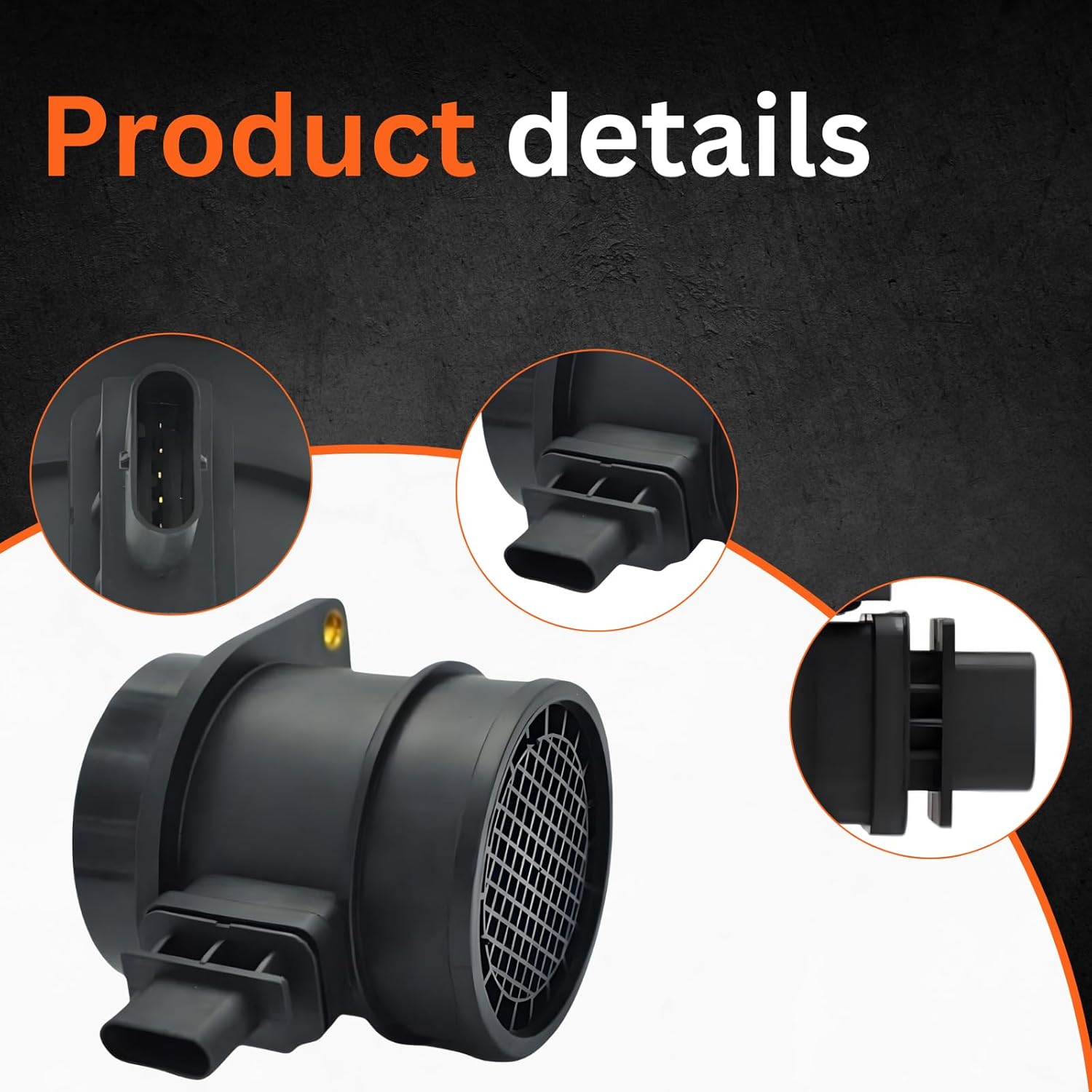 Mass Air Flow Meter MAF Sensor Compatible with Hyundai Santa Fe Sonata Tucson Kia Sportage 28164-27800 2816427800 0281002721