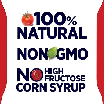 Hunts 100% Natural Tomato Ketchup, No High Fructose Corn Syrup, 38 oz.