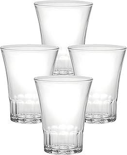 Duralex Set of 4 Amalfi Tumblers, Clear, 7.4-Oz.