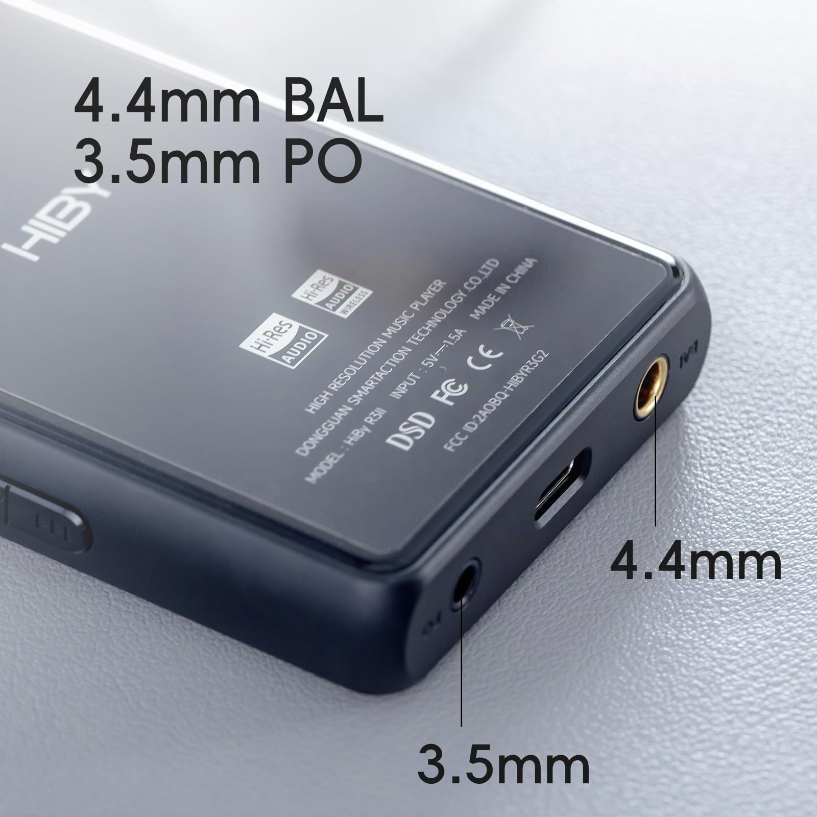 HiBy - Lettore audio Hi-Res R3 II 2025 - Doppio chip DAC, decodifica MQA, lettore Qobuz/Tidal con Bluetooth 5.1, porte 3.5mm SE/4.4mm BAL | Fino a 2TB di spazio di archiviazione espandibile