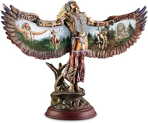 The Bradford Exchange Escultura Invocando a la escultura de los jefes