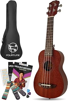 Fourtune Raya UKS-21MN Soprano Ukulele Maun Hakiki Ağaç (21)