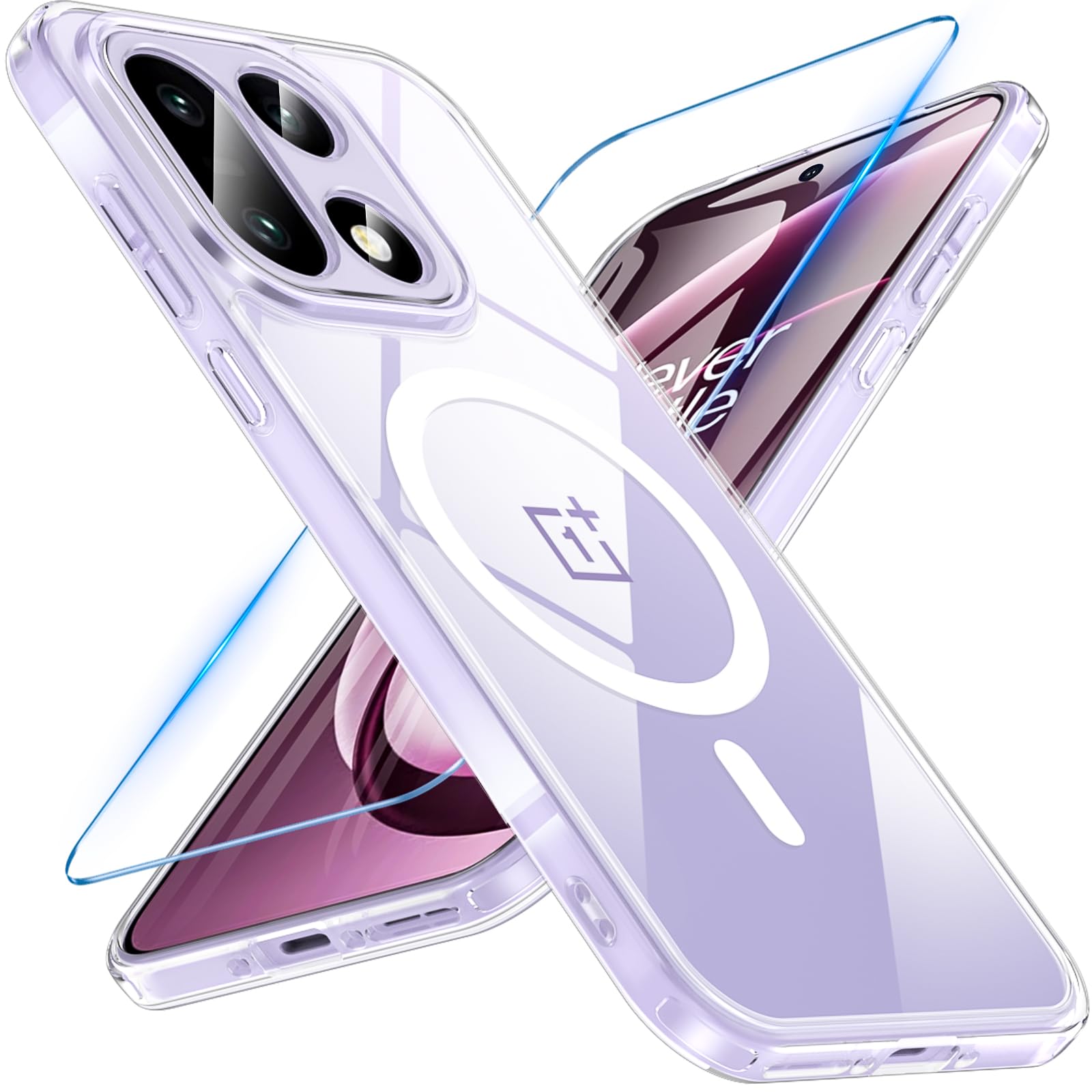 Amazon.com: Hensinple Magnetic for OnePlus 15 Case with Screen