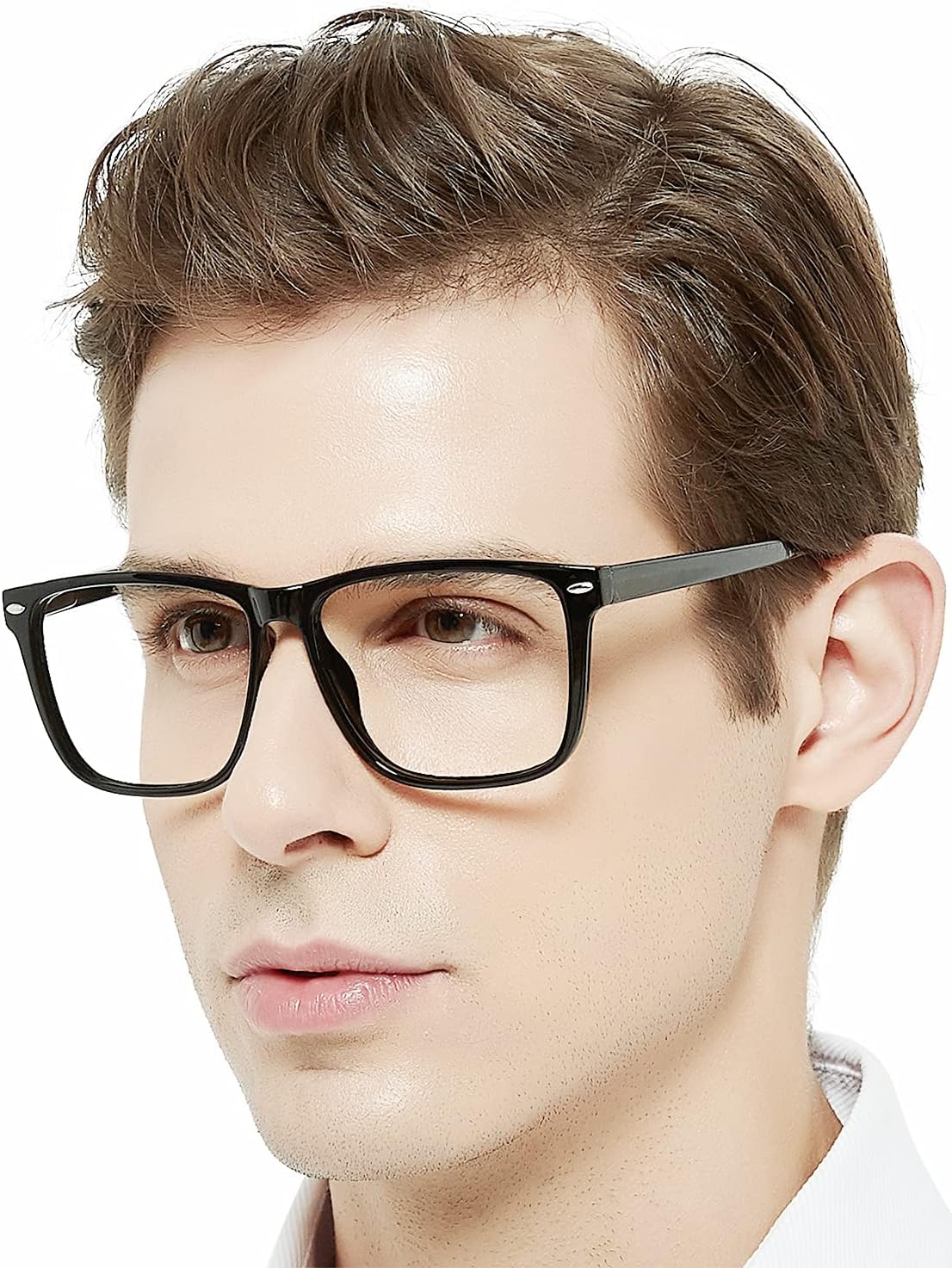 MARE AZZURO Oversized Reading Glasses Men Trendy Large Square Readers 1.0 1.25 1.5 1.75 2.0 2.25 2.5 2.75 3.0 3.5 4.0 5.0 6.0