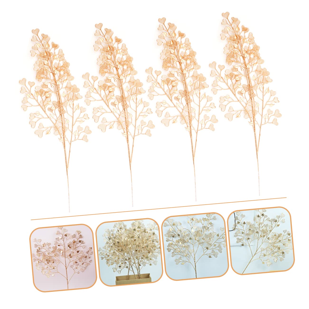 Ciieeo 16 Piezas Ramo De Corazón De San Valentín Flores Falsas Dia De San Valentin Decoración De Plantas Ramos De Novia Decoraciones De Boda Decoración De Mesa Flor Artificial El Plastico
