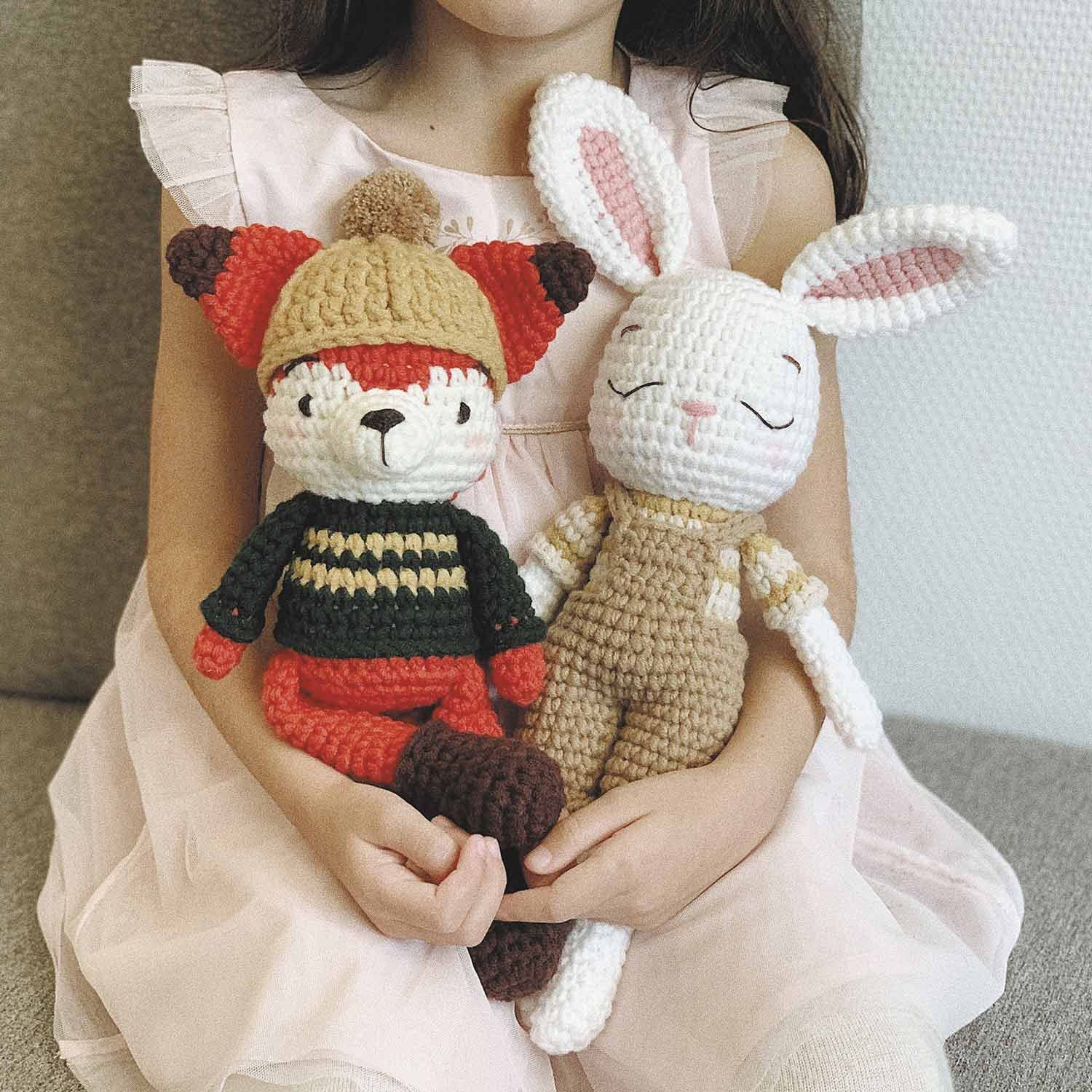 Graine Créative Mi peluche de ganchillo Amigurumi - Zorro