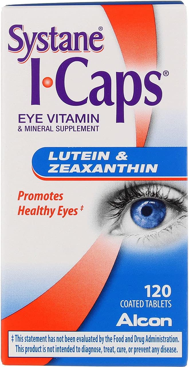 Amazon Com Alcon I Caps Lutein Zeaxanthin Tablets 1 Count Bottle Everything Else