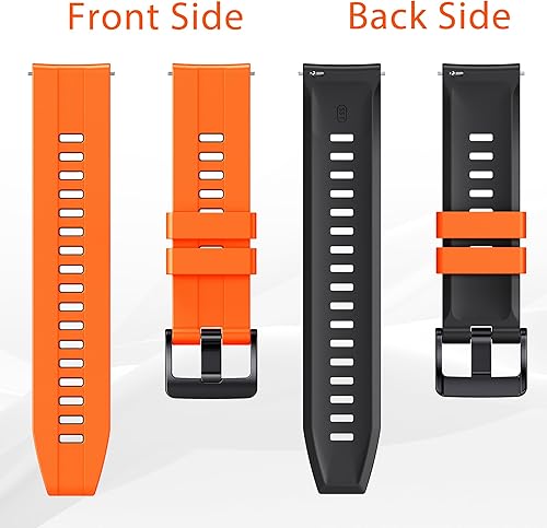 Miniatura 45 de ANCOOL Correa de reloj Garmin Venu 3/Venu 2/Forerunner 265 Band/Vivoactive 4 Band 0.866 in Silicona Watch Band para Forerunner 255