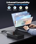 ORICO 3.5" Pièce jointe du disque dur externe SATA III à USB3.1 Type C pour HDD Supports d'installation sans outil UASP et 16TB Moteurs - noir